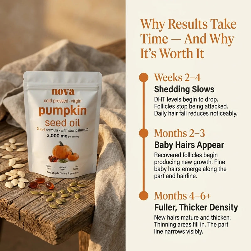 Pumpkin seed oil softgels