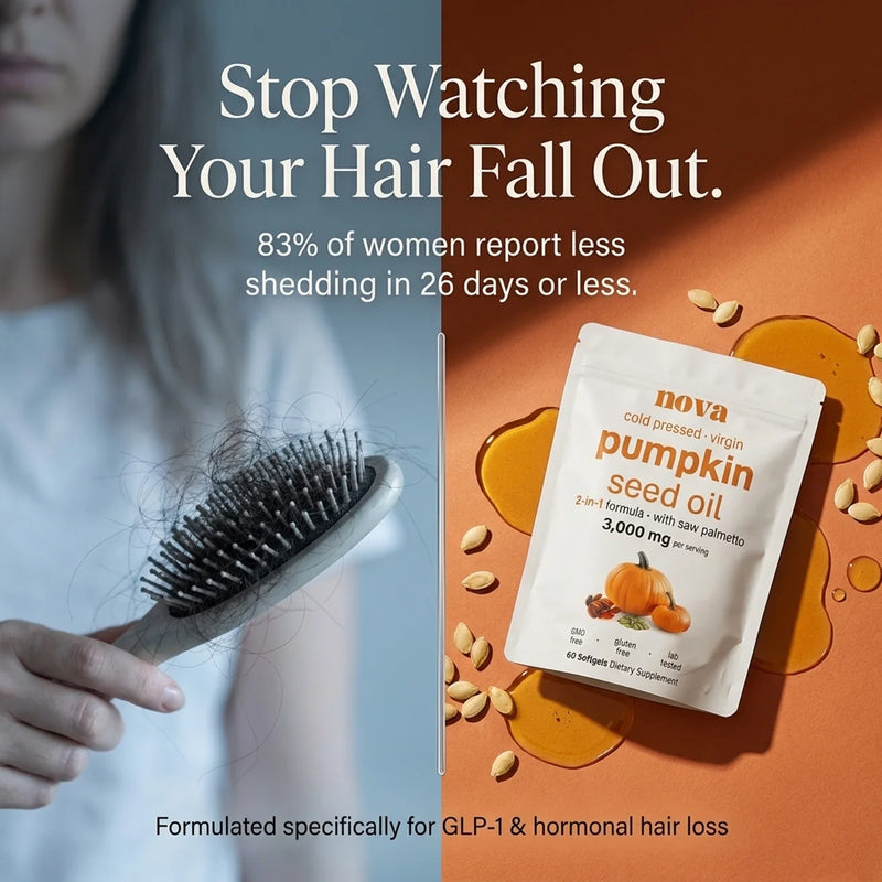 Pumpkin seed oil softgels